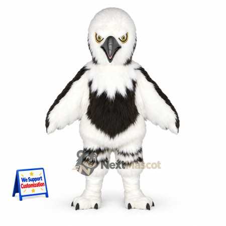 Eagle Mascot Costume - White and Black Eagle Mascot Costume - White and Black