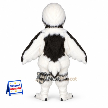 Eagle Mascot Costume - White and Black Eagle Mascot Costume - White and Black