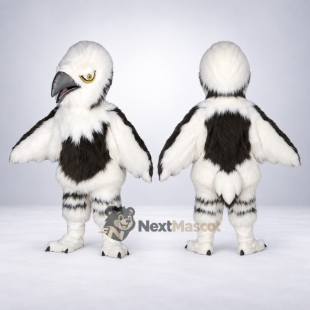 Eagle Mascot Costume - White and Black Eagle Mascot Costume - White and Black