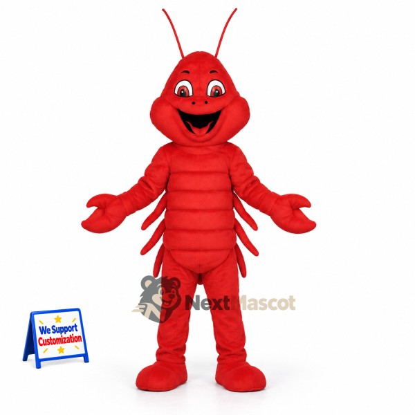 Lobster Mascot Costume - Red for Community Events