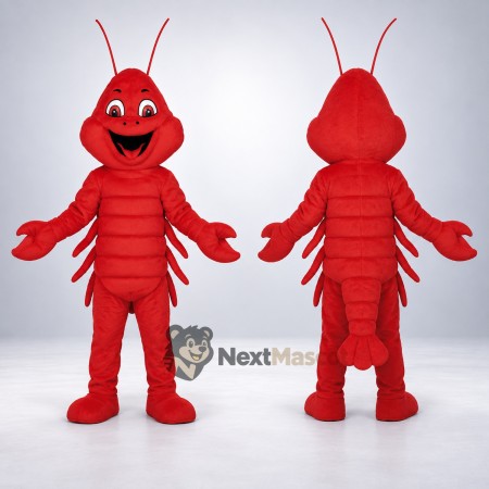 Lobster Mascot Costume - Red for Community Events Lobster Mascot Costume - Red for Community Events