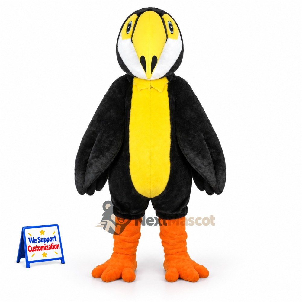 Toucan Mascot Costume - Black Toucan Mascot Costume - Black