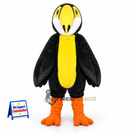 Toucan Mascot Costume - Black Toucan Mascot Costume - Black