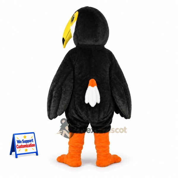 Toucan Mascot Costume - Black