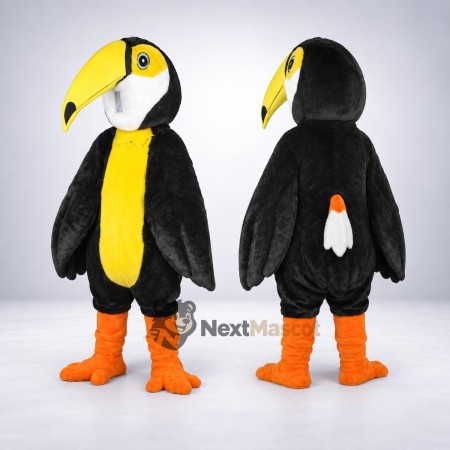 Toucan Mascot Costume - Black Toucan Mascot Costume - Black