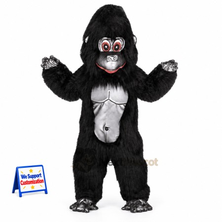 Gorilla Mascot Costume - Black for Promotions Gorilla Mascot Costume - Black for Promotions