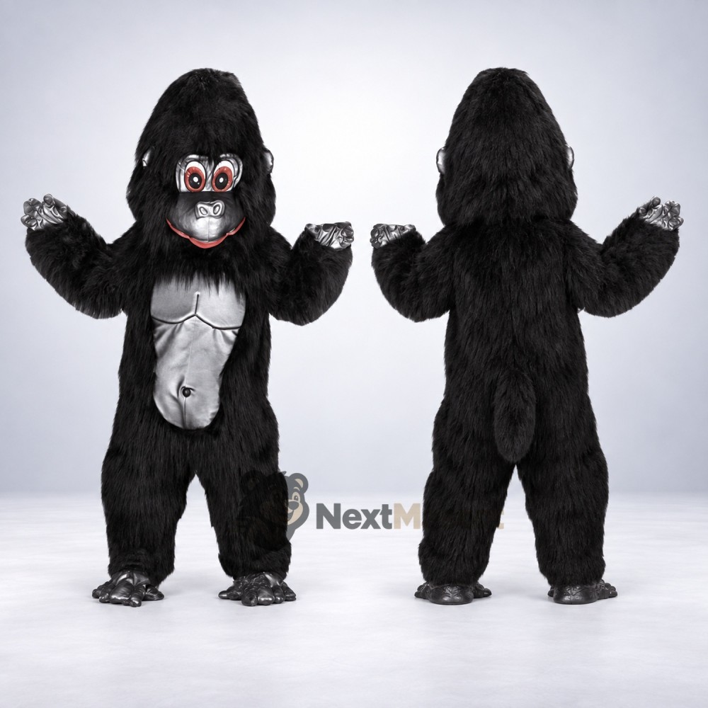 Gorilla Mascot Costume - Black for Promotions Gorilla Mascot Costume - Black for Promotions