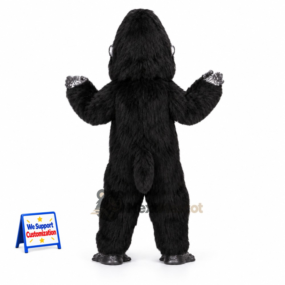 Gorilla Mascot Costume - Black for Promotions Gorilla Mascot Costume - Black for Promotions