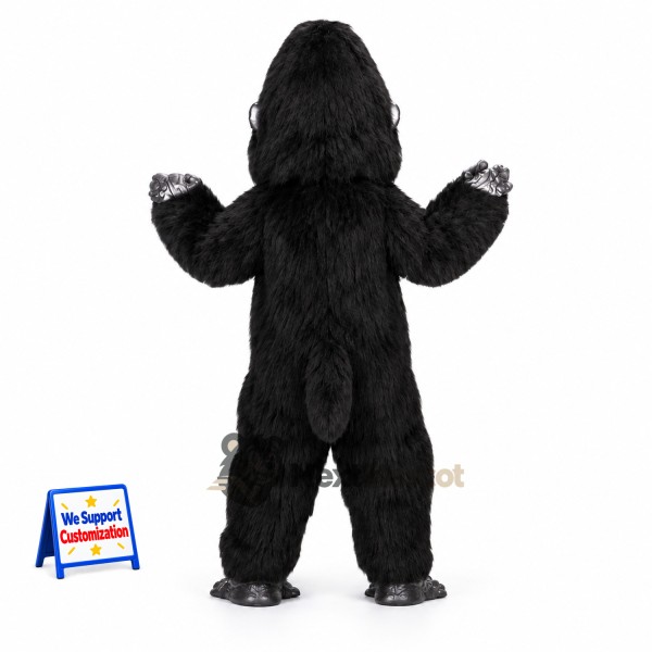 Gorilla Mascot Costume - Black for Promotions