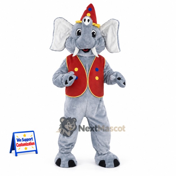 Elephant Mascot Costume - Circus Style for Festivals