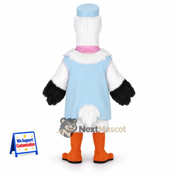 Stork Mascot Costume - Nurse Style
