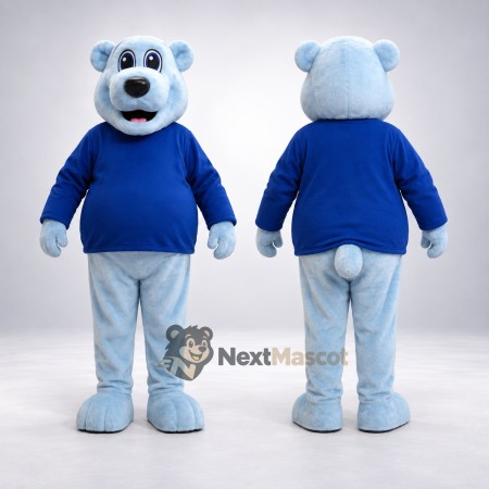 Bear Mascot Costume - Blue Bear Mascot Costume - Blue