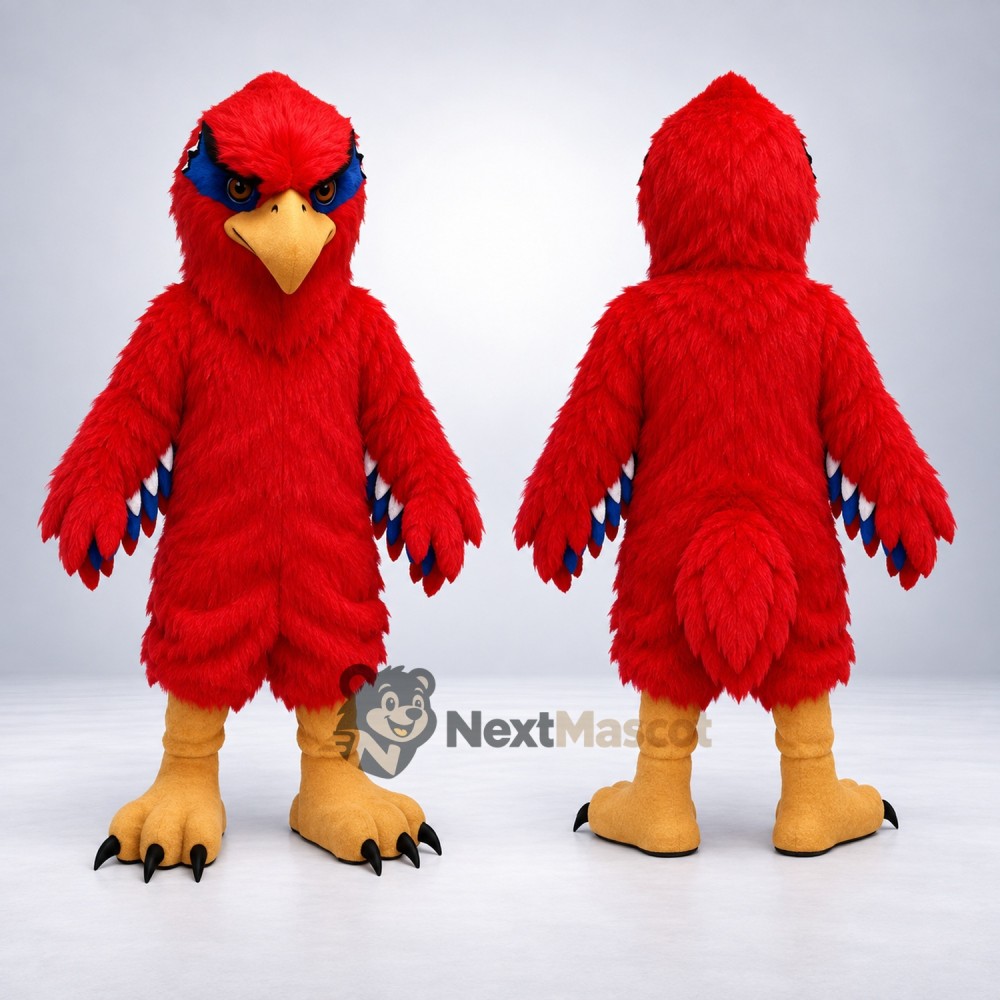 Cardinal Mascot Costume - Red for Family Events Cardinal Mascot Costume - Red for Family Events