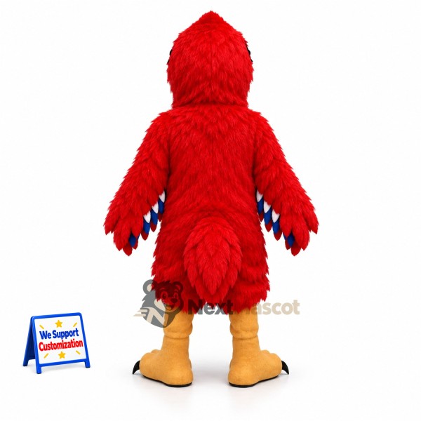 Cardinal Mascot Costume - Red for Family Events Cardinal Mascot Costume - Red for Family Events