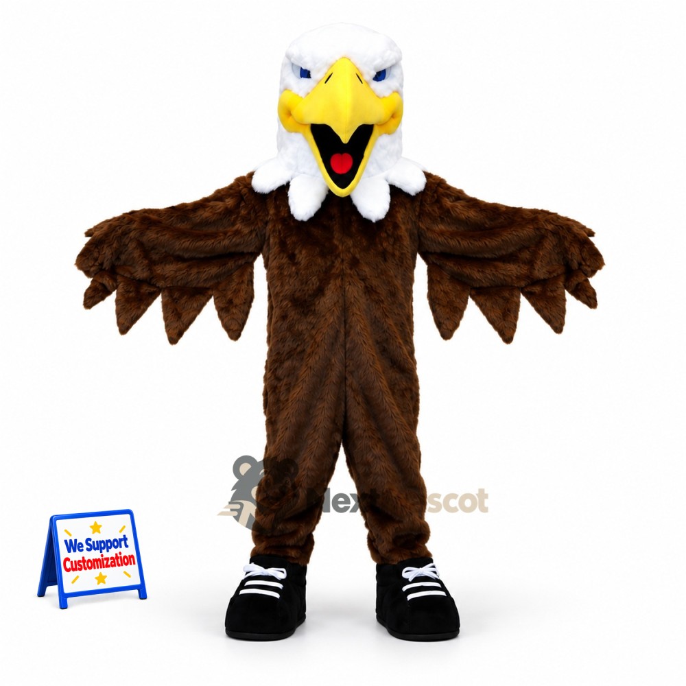 Bald Eagle Mascot Costume for Community Fun Days Bald Eagle Mascot Costume for Community Fun Days