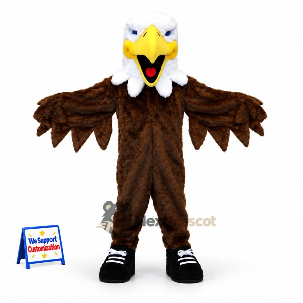 Bald Eagle Mascot Costume for Community Fun Days