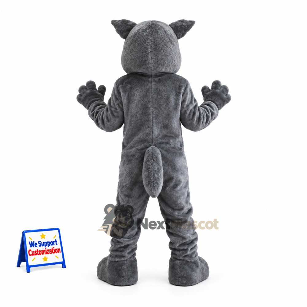 Wolf Mascot Costume - Gray for Youth Events Wolf Mascot Costume - Gray for Youth Events