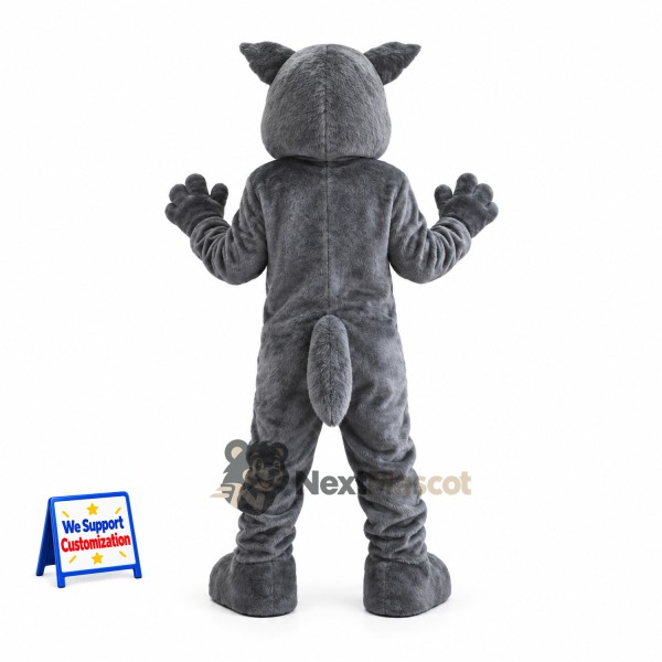 Wolf Mascot Costume - Gray for Youth Events Wolf Mascot Costume - Gray for Youth Events