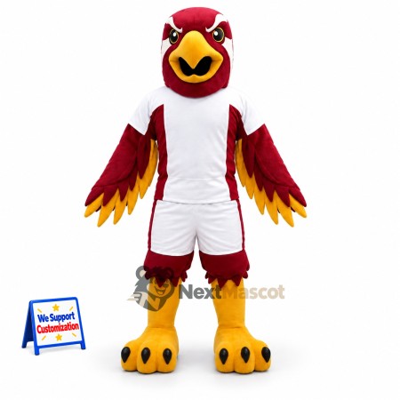 Eagle Mascot Costume - Red, White Shirt for Parades Eagle Mascot Costume - Red, White Shirt for Parades