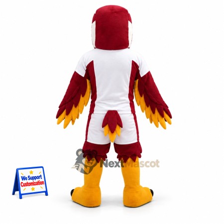 Eagle Mascot Costume - Red, White Shirt for Parades Eagle Mascot Costume - Red, White Shirt for Parades