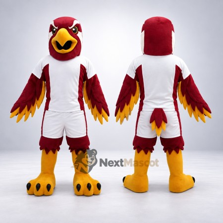 Eagle Mascot Costume - Red, White Shirt for Parades Eagle Mascot Costume - Red, White Shirt for Parades