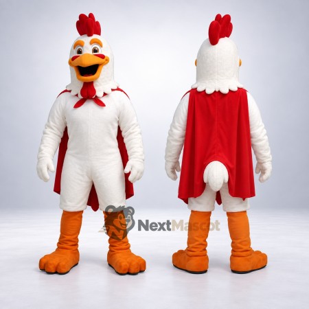 Rooster Mascot Costume - Superhero Style Rooster Mascot Costume - Superhero Style