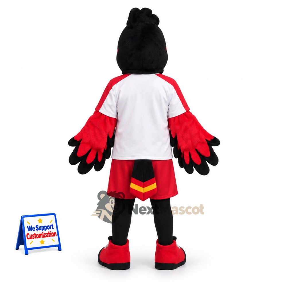 Bird Mascot Costume - Black for Carnivals