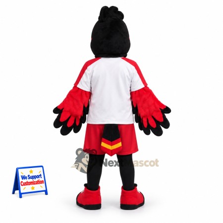 Bird Mascot Costume - Black for Carnivals