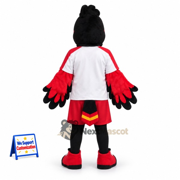 Bird Mascot Costume - Black for Carnivals