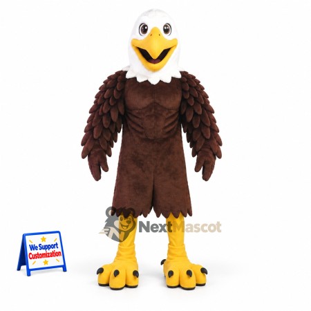 Bald Eagle Mascot Costume for School Fun Days Bald Eagle Mascot Costume for School Fun Days