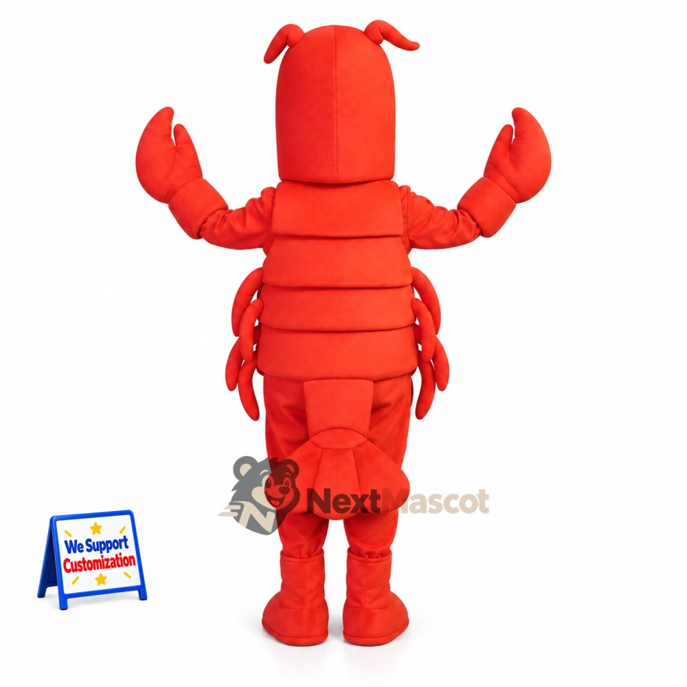 Lobster Mascot Costume - Red for Festivals Lobster Mascot Costume - Red for Festivals