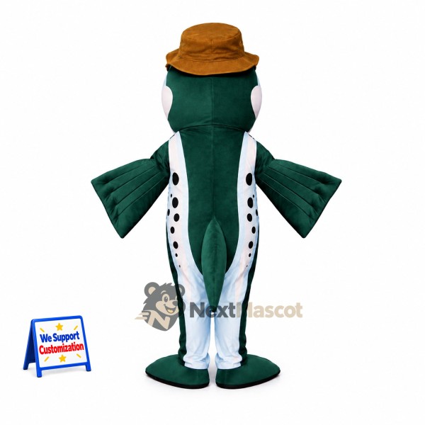 Fish Mascot Costume - Blue for School Events Fish Mascot Costume - Blue for School Events