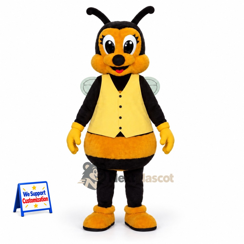 Bee Mascot Costume - Yellow Vest Bee Mascot Costume - Yellow Vest