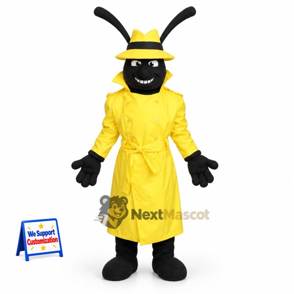 Ant Mascot Costume - Yellow Coat