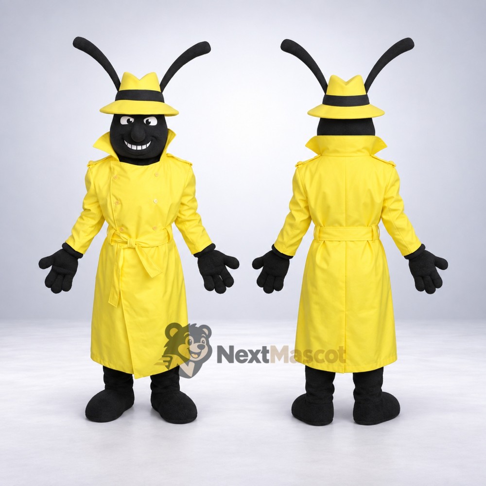 Ant Mascot Costume - Yellow Coat Ant Mascot Costume - Yellow Coat