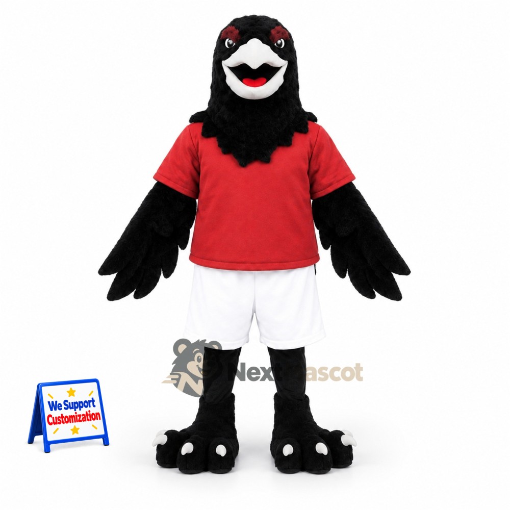 Bird Mascot Costume - Black for Family Events Bird Mascot Costume - Black for Family Events