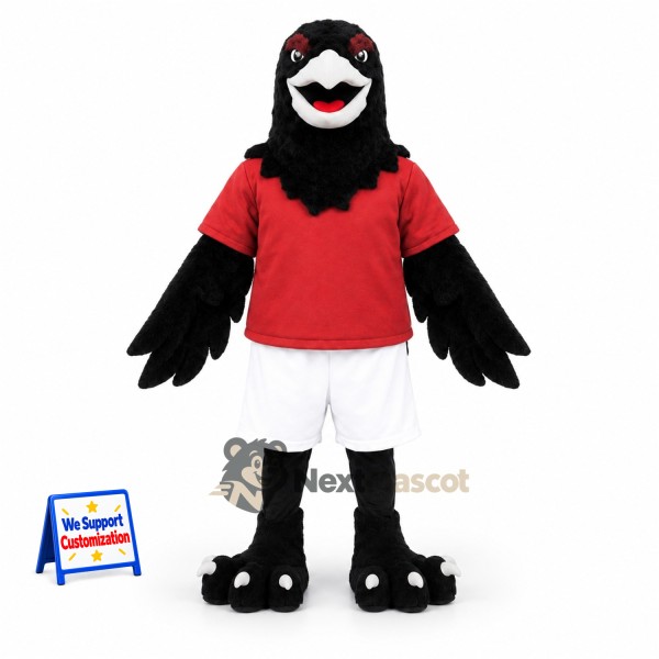 Bird Mascot Costume - Black for Family Events
