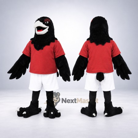 Bird Mascot Costume - Black for Family Events Bird Mascot Costume - Black for Family Events