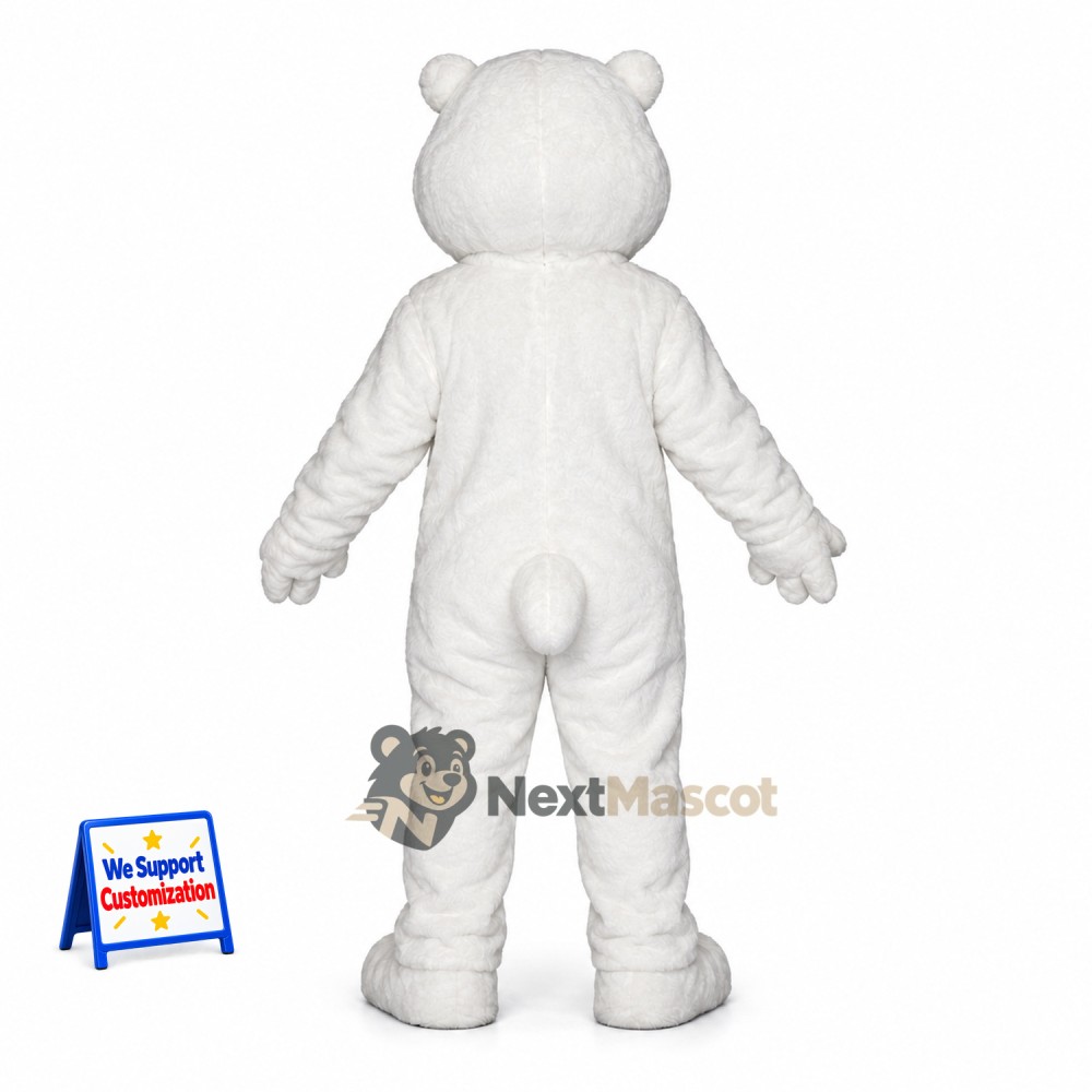 Bear Mascot Costume - White for Fairs Bear Mascot Costume - White for Fairs