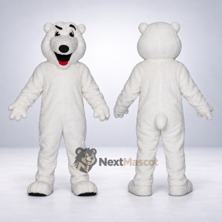 Bear Mascot Costume - White for Fairs Bear Mascot Costume - White for Fairs