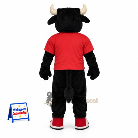 Bull Mascot Costume - Red Shirt for Parades Bull Mascot Costume - Red Shirt for Parades
