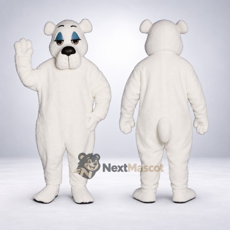 Bear Mascot Costume - White for Celebrations Bear Mascot Costume - White for Celebrations