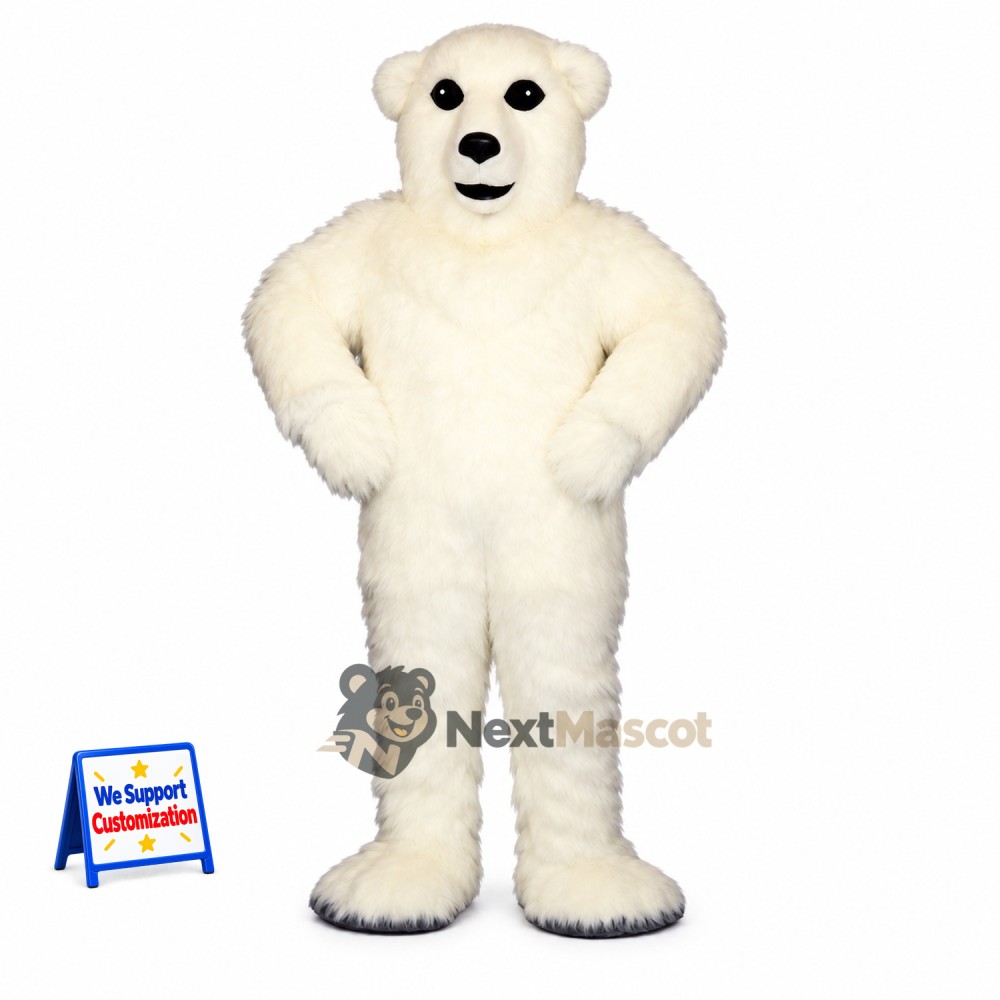 Bear Mascot Costume - White for Homecoming Bear Mascot Costume - White for Homecoming