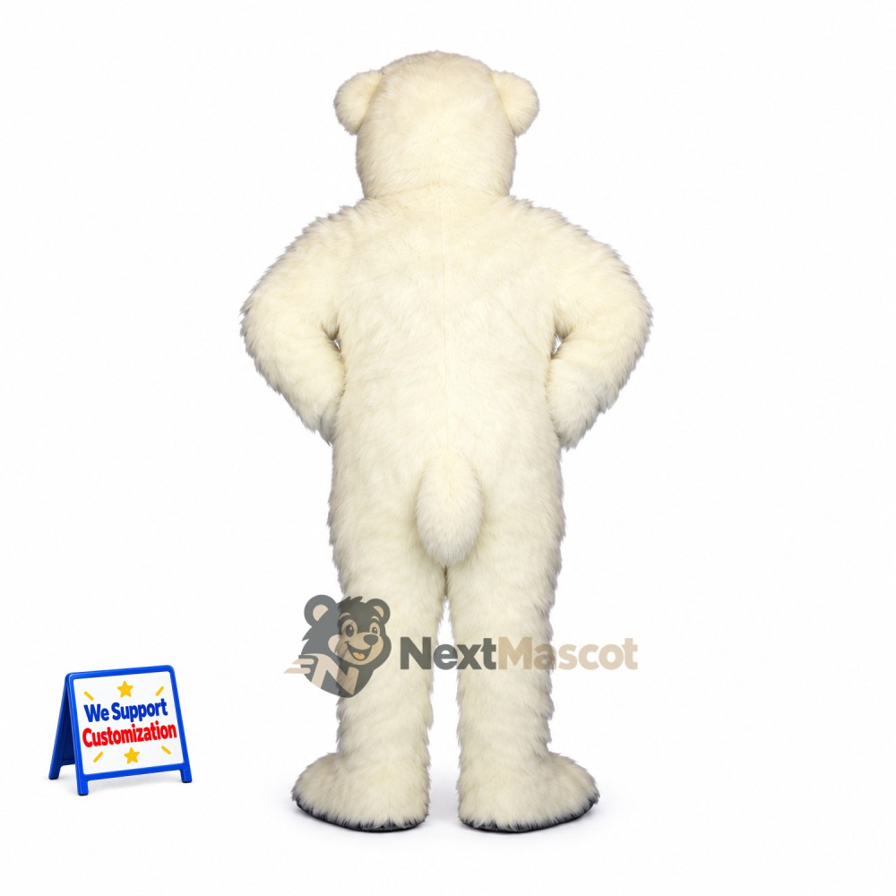 Bear Mascot Costume - White for Homecoming Bear Mascot Costume - White for Homecoming