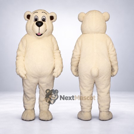 Bear Mascot Costume - White for Campus Events Bear Mascot Costume - White for Campus Events