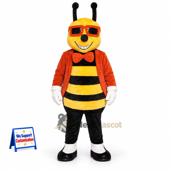 Bee Mascot Costume - Orange Jacket