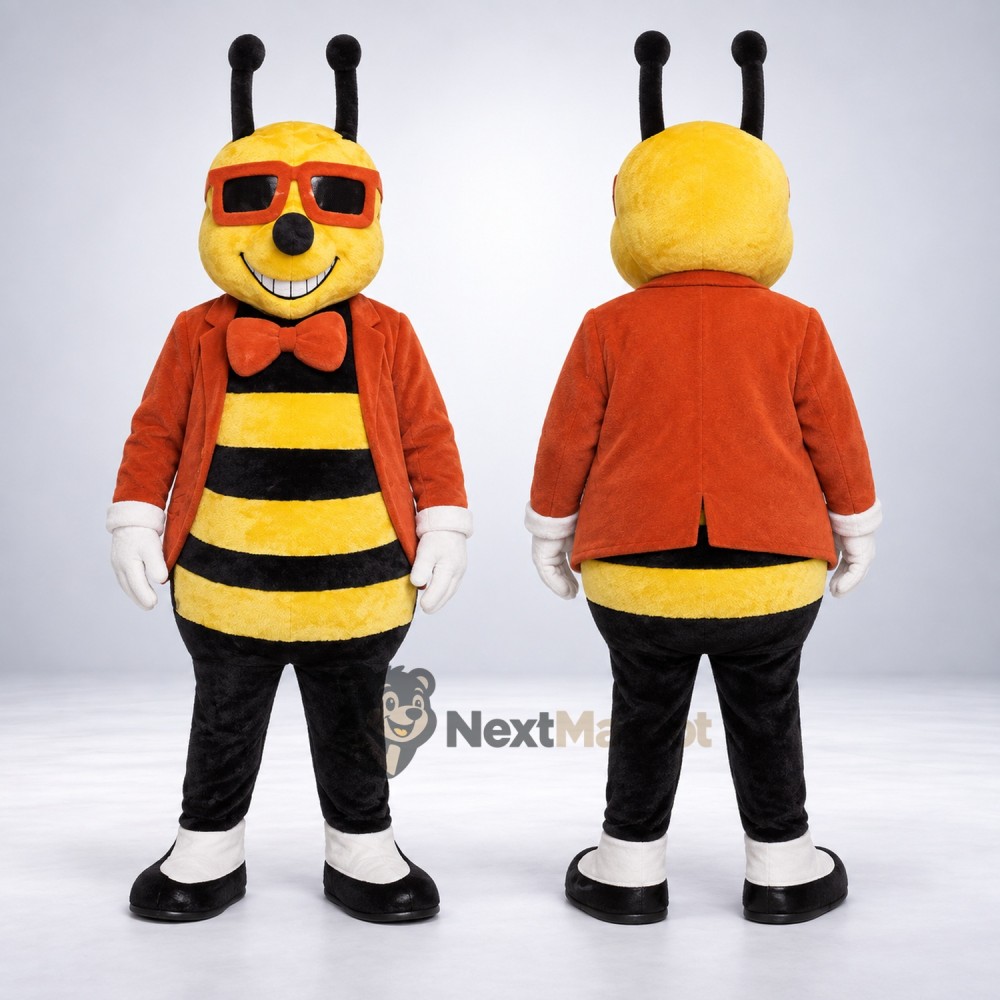 Bee Mascot Costume - Orange Jacket Bee Mascot Costume - Orange Jacket