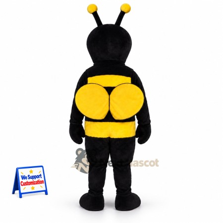 Bee Mascot Costume - Yellow, Black Legs and Yellow Wings for Garden Events Bee Mascot Costume - Yellow, Black Legs and Yellow Wings for Garden Events