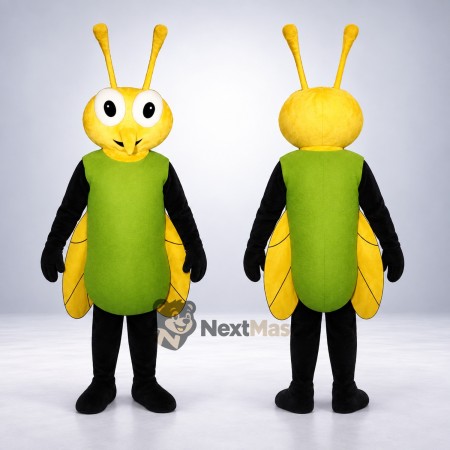 Grasshopper Mascot Costume - Green for Festivals Grasshopper Mascot Costume - Green for Festivals