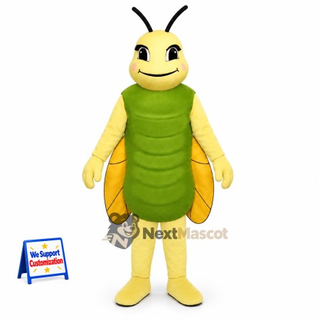 Grasshopper Mascot Costume - Green for Birthday Parties Grasshopper Mascot Costume - Green for Birthday Parties